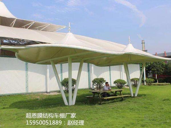 厂家枞阳膜结构汽车停车棚使用很广_【苏州超恩膜结构工程】